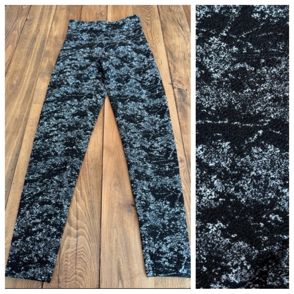 Oysho high waisted Legging Black White 45035